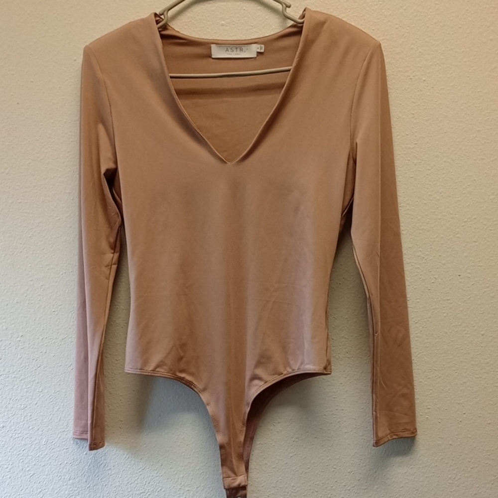ASTR The Label Bodycon Body Suite Long Sleeve Neck. Size L